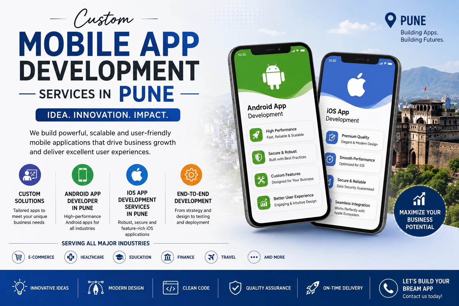 Custom Mobile App Development Services in Pune
